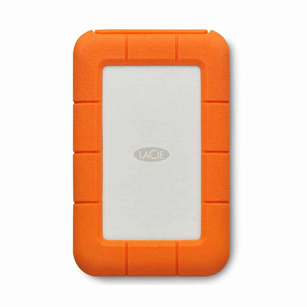 LaCie Rugged 2TB Secure External Hard Drive USB Type C